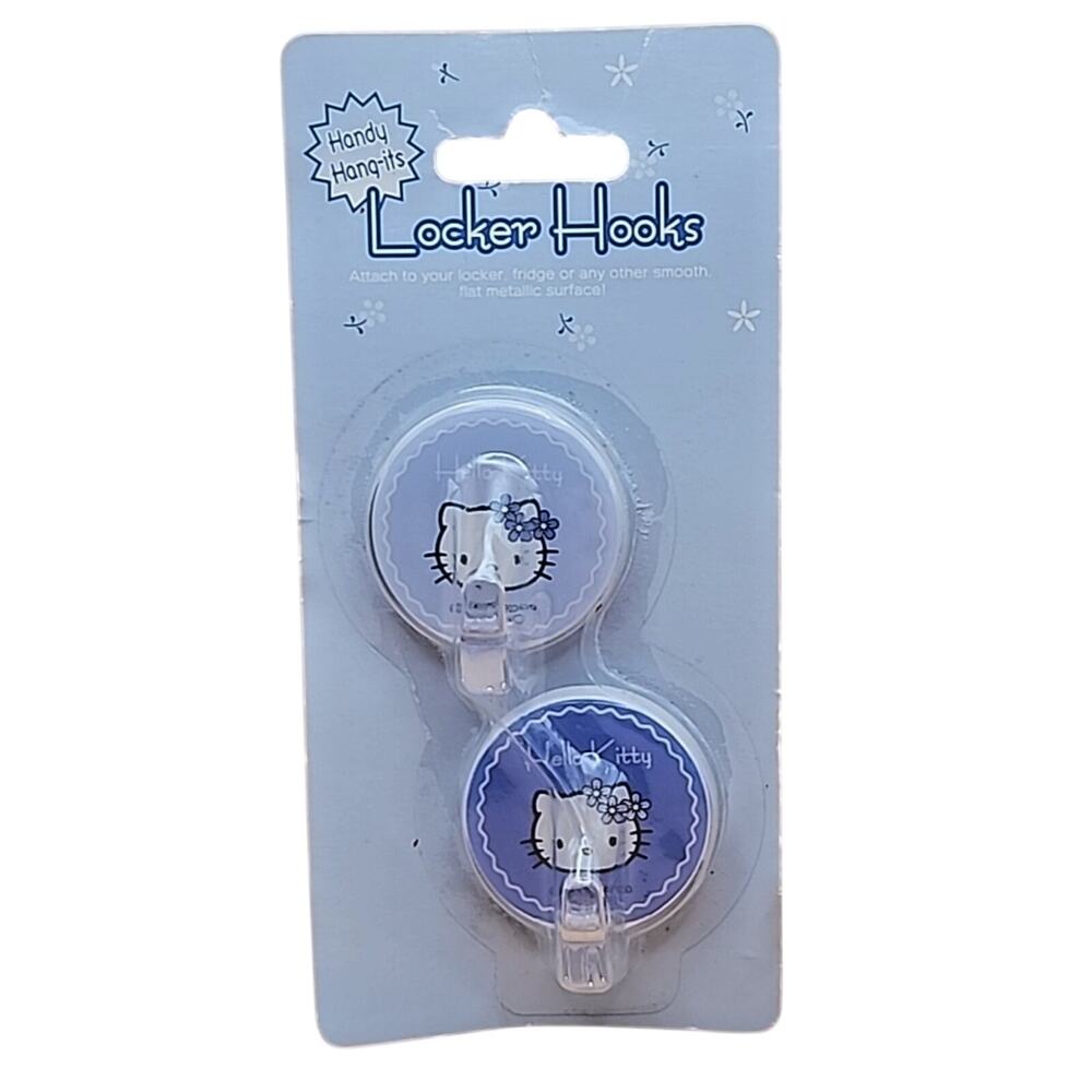Hello Kitty Handy Hang-Its Locker Hooks NEW OLD STOCK Vintage 2000